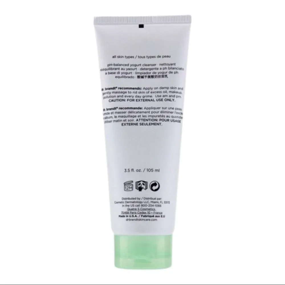 Dr. Brandt Skincare Clean Biotic PH-balanced Yogurt Cleanser